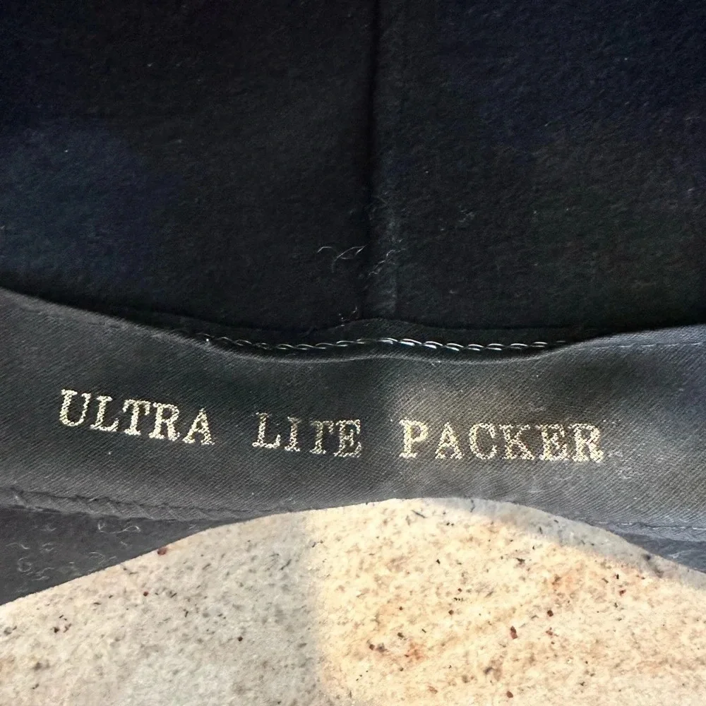 Wool Bailey Ultra Lite Packer Men’s Black Vintage Wool Hat